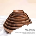 thumbnail image 4 of MIANGASTORE Wooden Rice Bowl Eating Bowl Practical Food Storage Container Wooden Tableware, 4 of 7