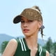 thumbnail image 5 of Fotbe Leopard Print Brown Visera Deportiva con Diseño, Gorra Abierta Ajustable de Algodón para Mujer y Hombre, 5 of 7