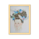 thumbnail image 1 of Pretty Girl Blue Bird la pintura China Cuadro de madera decorativa marco de casa A4, 1 of 3