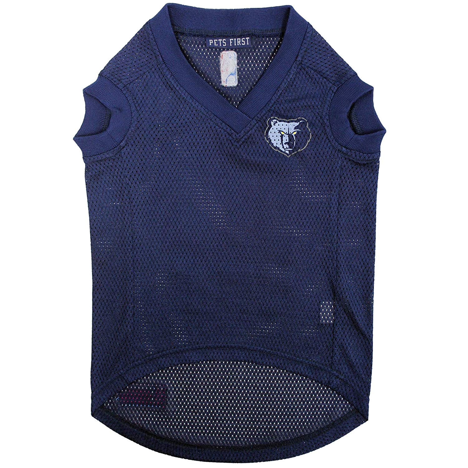 Pets First NBA Memphis Grizzlies Mesh Basketball Jersey for DOGS & CATS - Licensed, Comfy Mesh, 21 Basketball Teams / 5 sizes