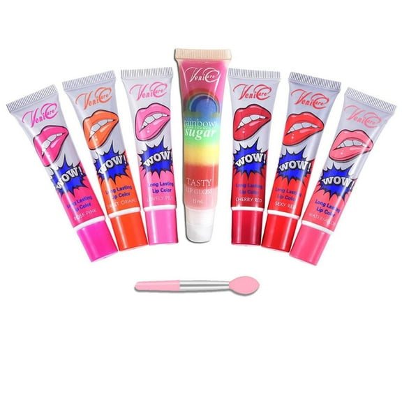 6 Colors (1 Set) Sexy Peel Off Lip Stain Long Lasting Waterproof Lip Gloss Makeup Lipstick