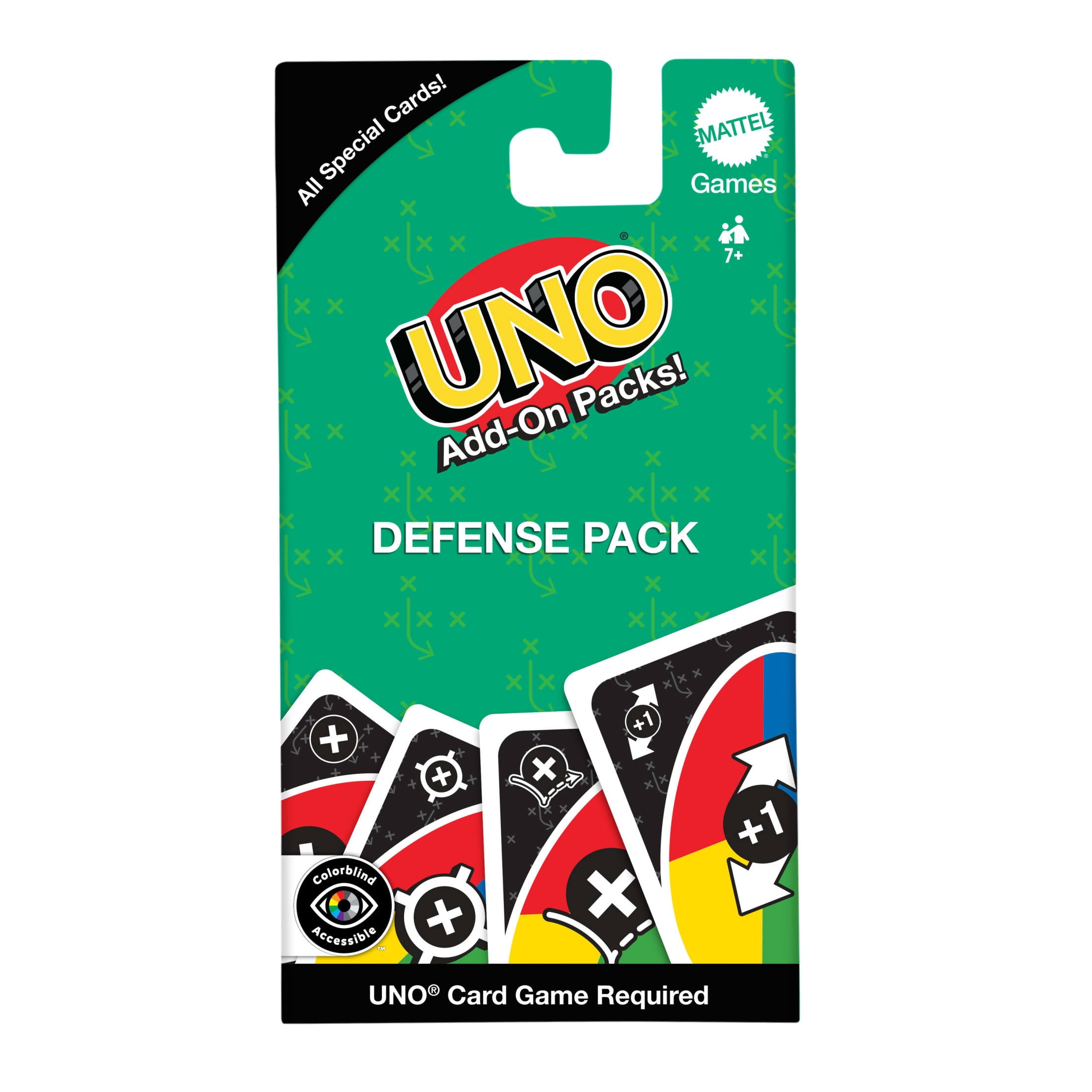 UNO Add-on Packs Card Game Defense Pack for Kids, Family Nights, Travel, Camping & Parties