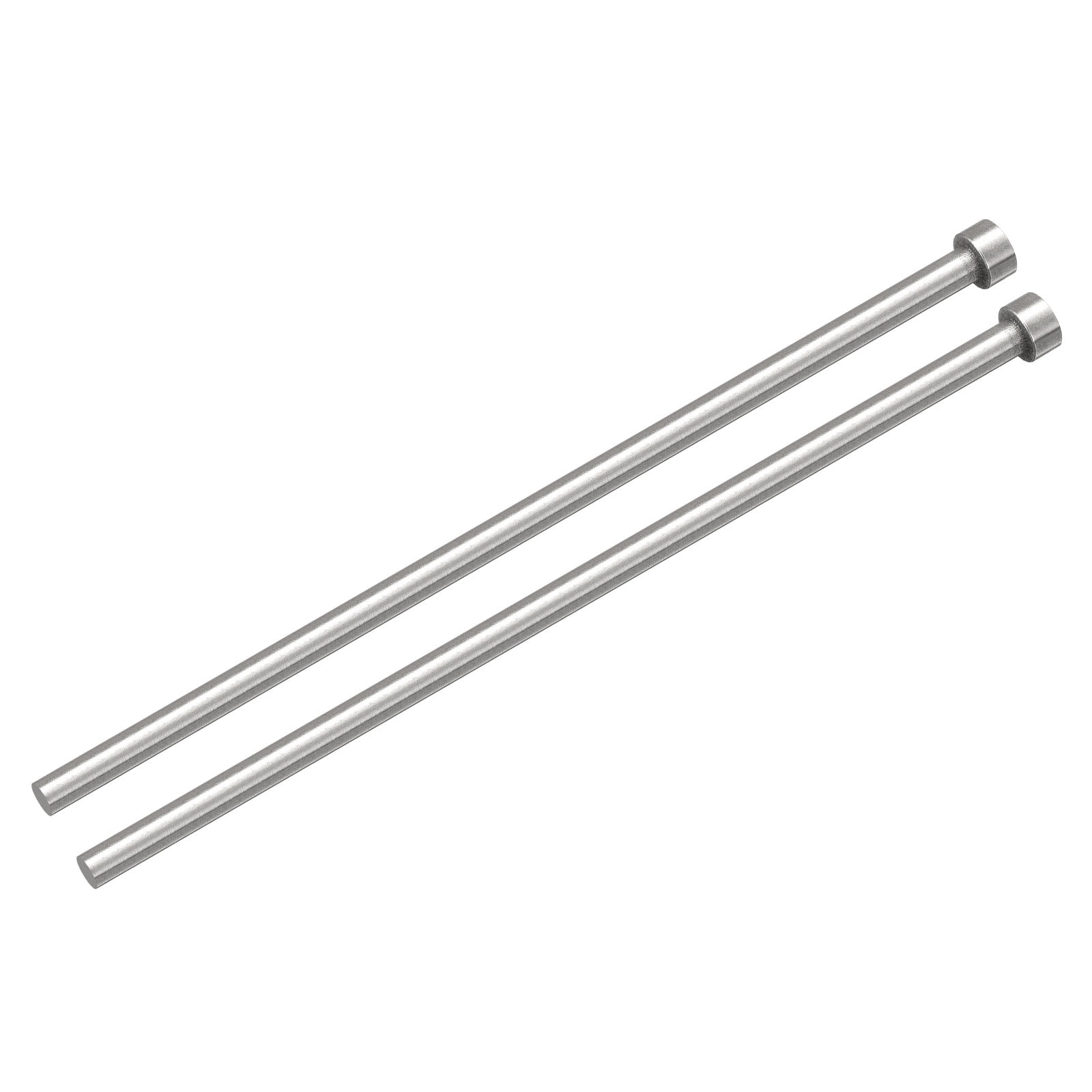 Straight Ejector Pins, 6.5mm Dia 65Mn Steel Round Tip Punch 200 Length