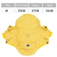 thumbnail image 2 of Dog Sweaters for Small Dogs, Fleece Cat Hoodie Clothes, Spring Winter Cute Warm Puppy Sweater, Pet Doggie Sweater(Yellow) - M, 2 of 7