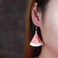 thumbnail image 4 of Ruanlalo Sweet Fruit Watermelon Strawberry Dangle Women Ear Hook Earrings Party Jewelry Pitaya#, 4 of 6