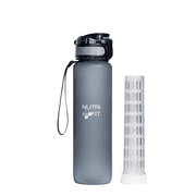 Nutri Fit Plus 32oz Hydration Water Bottle with Infuser, Motivational Bottle for Everyday use & BPA-Free - Aqua