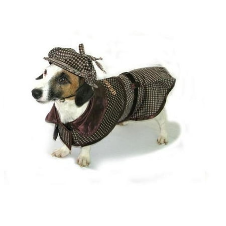 High Quality Dog Costume SHERLOCK HOUND COSTUMES - Famous Detective Dogs Outfit (Size 2)
