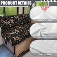 thumbnail image 6 of Qpednta Mushroom Print RV Dinette Cushions Comfortable Stretch Sofa Seat Slipcovers Camper Cushion Slipcovers with 1 Bench Cover & 1 Backrest Cover, Interior Camper Accessories, 6 of 7