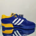 thumbnail image 2 of NEW Ad-id-as Rivalry Low "Blue White Yellow" Leather - Men's 8 - IF3529, 2 of 6