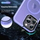 thumbnail image 3 of Funda TEKKU Matte Style para iPhone 15 PRO MAX Trans Violeta compatible con MagSafe, 3 of 8