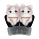 thumbnail image 2 of Guantes de invierno Baoblaze súper suaves para mujer a prueba de frío forrados de p muñeca gato, 2 of 8