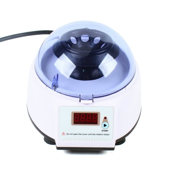 ChicHomey Centrifuge Machine with 4000RPM, Safety Stop, and Clear Lid for Lab Work, Includes Rotors and PRC Board, Space-Saving Design