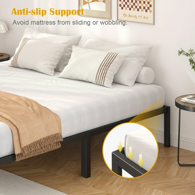 Mr IRONSTONE Full Size, Strong Steel Bed Frame, 14-Inch Mr IRONSTONE Full Size, Strong Steel Bed Frame, 14-Inch