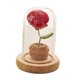 thumbnail image 3 of Flor de Flor de punto hecha a mano con centro de mesa de cúpula Mano de obra exquisita Rosa de Cumpleaños Boda Regalo del día de BLESIY Rosa De Ganchillo, 3 of 8