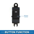 thumbnail image 3 of Interruptor de ventana eléctrica Unique Bargains No.2541195F0B para el lado del pasajero delantero trasero derecho para Nissan Almera Sentra 2006-2013 Negro, 3 of 7