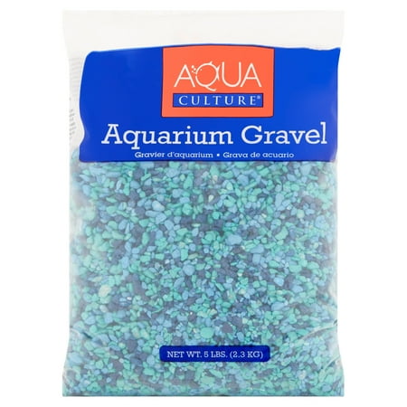 Aqua Culture Aquarium Gravel, Blue, 5 lbs