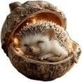 thumbnail image 2 of Forest Animal Acorn Ornaments, Cozy Forest Animal in Pine Cone Ornaments for Christmas Tree, Pine Cone Animals Decor Woodland Creature Collection Acrylic Pendants for Animals Lover (2Pcs Hedgehog), 2 of 9