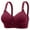 Rose Red, variant on Women's Oversized Wireless Bra - Sweat Wicking, Breathable, Adjustable Support, Beautiful Back Design, Nylon Spandex, US/UK EU Size Conversion, Machine Washable