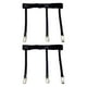 thumbnail image 2 of 2x Shirt Stays Leg Garter Shirt Holders de camisas elásticas ajustables con clips antideslizantes para hombres de negocios profesionales Hugo camisa ligas, 2 of 10