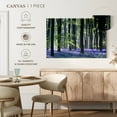 thumbnail image 5 of Elephant Stock Bluebell Vision Wall Art - Horizontal Canvas Wall Art - Living Room Wall Decor - Nature Canvas - Purple And Gray Decor By Doug Chinnery - 36" x 24", 5 of 8