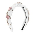 thumbnail image 3 of Unique Bargains 1 Pc Headband Faux Diamond Heart Hair Accessories for Women White, 3 of 5