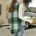 thumbnail image 6 of UQJfacai Girls Plaid Vest Kids Button Down Sleeveless Shacket Shirt Jacket Lapel Collar Casual Fall Jackets with Pockets 5-15 Years, 6 of 8