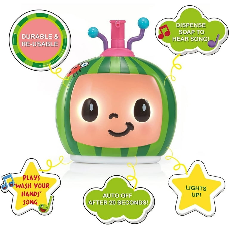 CoComelon Musical Soap Dispenser　ヒビあり　中古 CoComelon Musical Soap Dispenser Wash Your Hands Song Lights