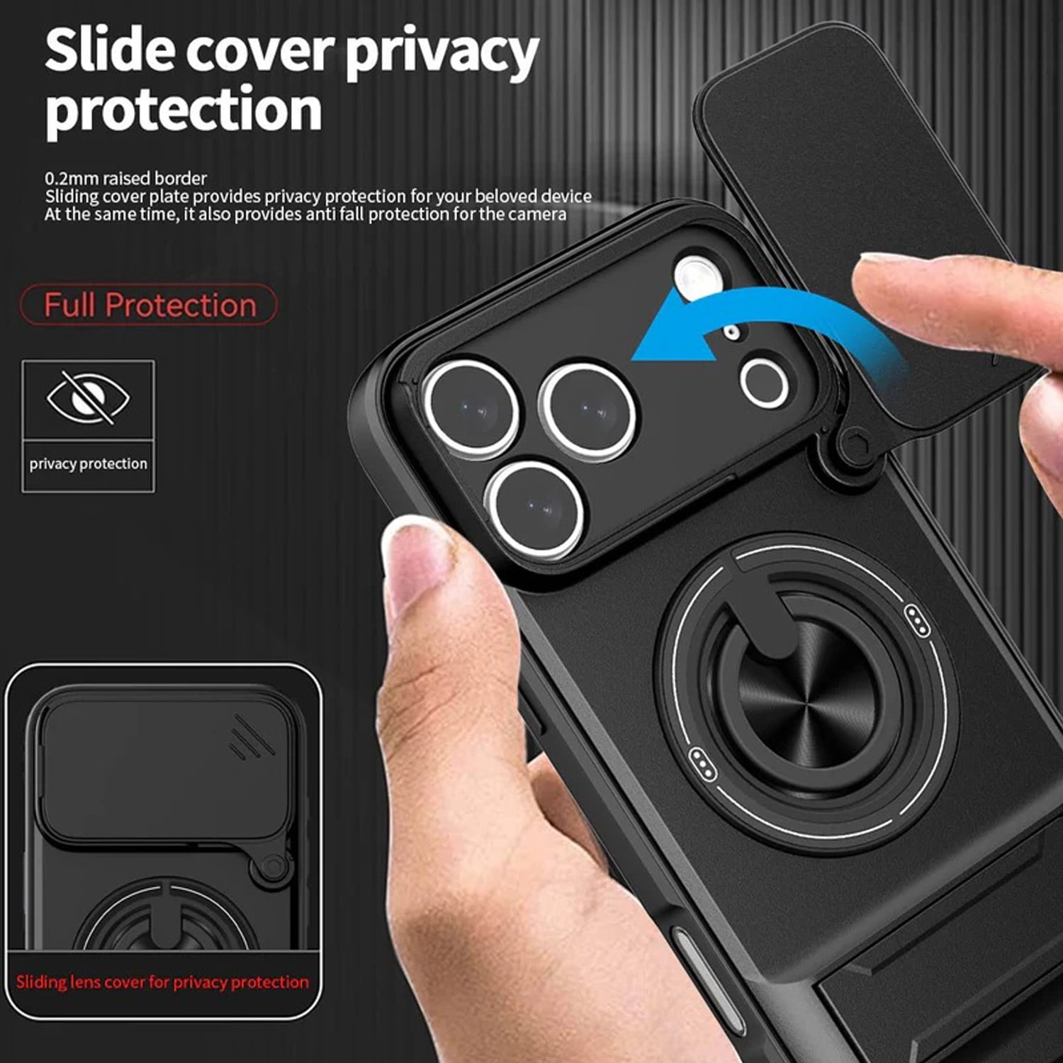 Ultimate Rugged Protection Case for iPhone 17 Pro - Black