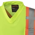 thumbnail image 3 of Pioneer Construction Quick-Dry Mesh High Visibility Work Safety T-Shirt, Yellow/Green, XL, V1050660-XL, 3 of 4
