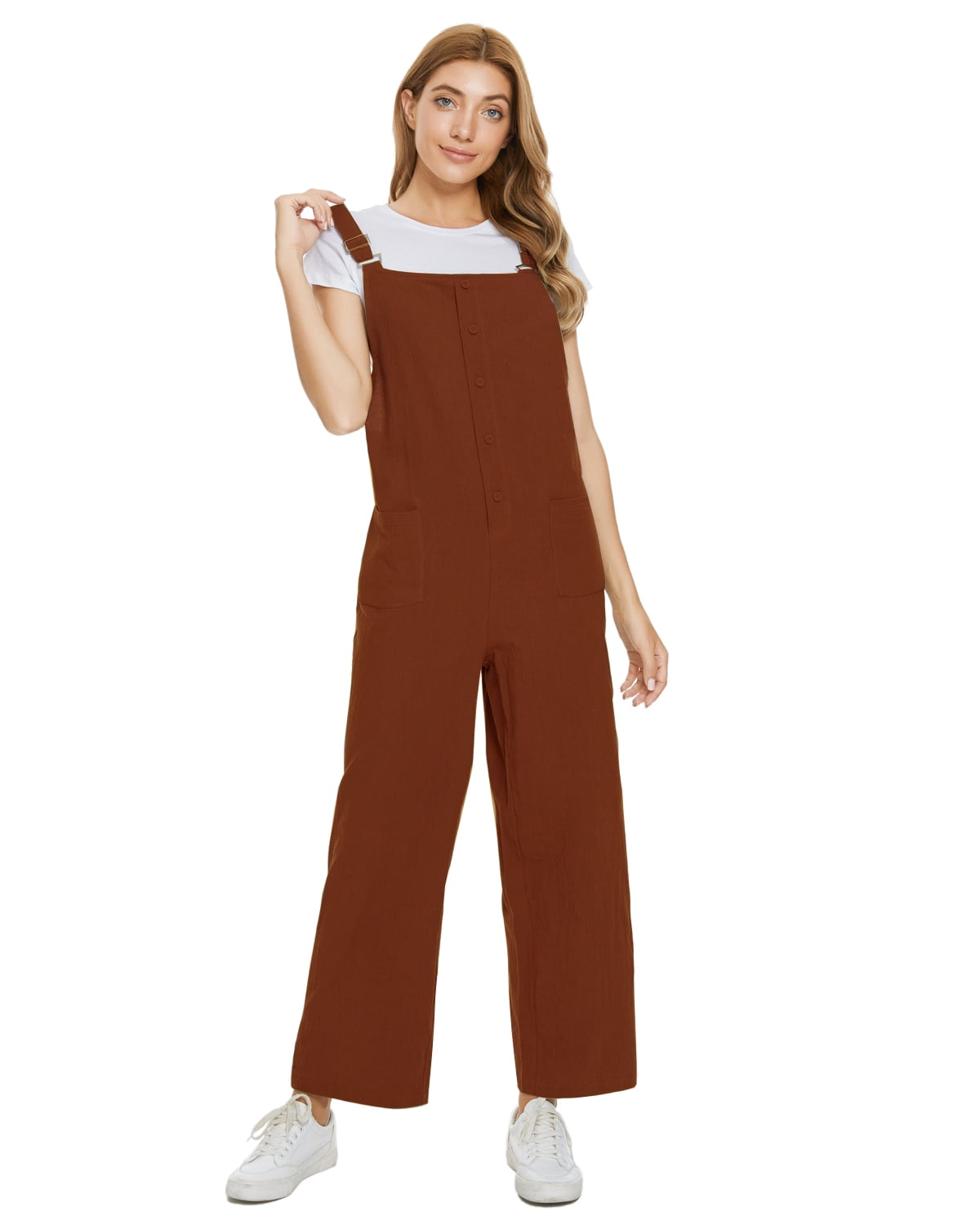 MintLimit Women's Casual Baggy Overalls 