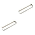 thumbnail image 1 of relayinert High Hardness Stainless Steel Cookie Mold For Precise Cookie Shapes Long square large size 2Set, 1 of 6