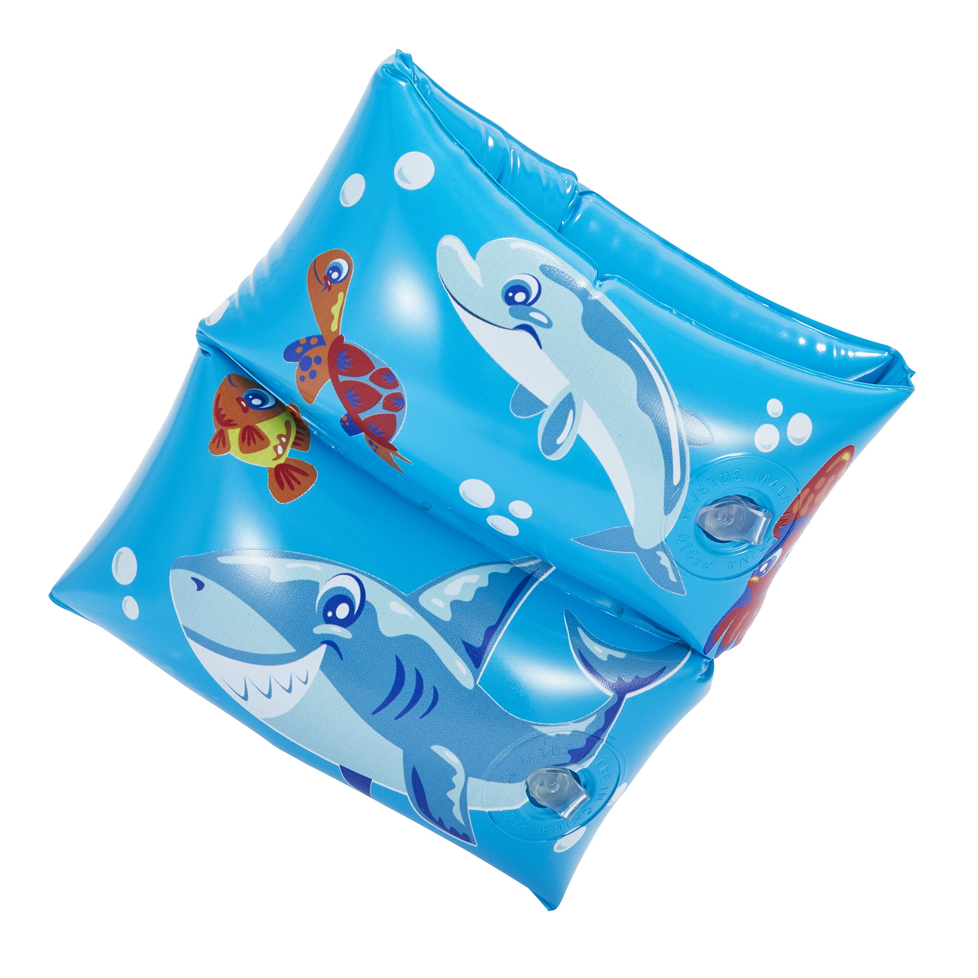 2 Play Day Inflatable Shark Printed Armbands in Blue Ages 3-6 1 Boys 1girls for sale online