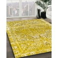 thumbnail image 3 of Ahgly Company Machine Washable Indoor Square Abstract Orange G Area Rugs, 8' Square, 3 of 7