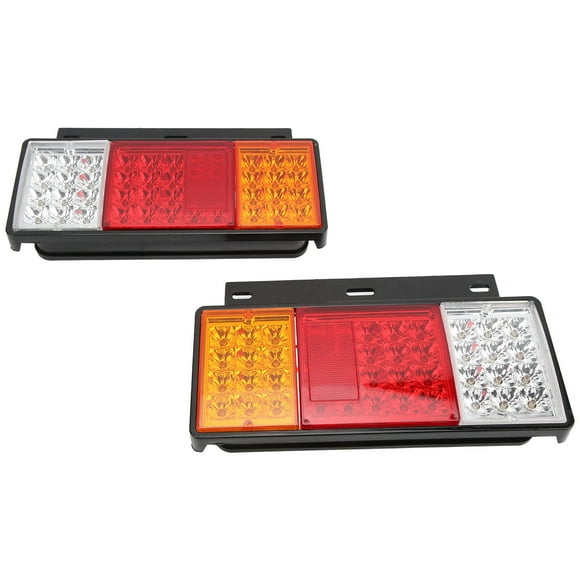 Truck Rear Lamp, Waterproof LED Taillight Assembly 3 Color Shell Shock Resistant For Repairing