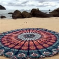 thumbnail image 2 of maskred Tapis de Plage Rond Tapis de Plage Impression Tapis de Plage Tapis No.12, 2 of 4