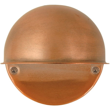 Moonrays 95734 Low Voltage Round Metal Surface Light with 7-Watt Bulb, Antique Bronze