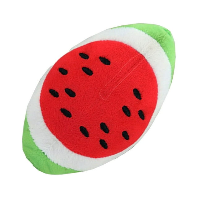 Juguete para perros de peluche,Juguete para perros de peluche Juguete suave para masticar perros de peluche Juguete para perros con frutas de felpa Tecnología avanzada Jadeshay A
