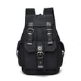 thumbnail image 2 of Street Canvas Unisex Backpack Retro Casual Travel Bag Large Capacity Schoolbag,Khaki, 2 of 2
