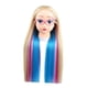 thumbnail image 4 of Modelo de cabeza de muñeca con abrazadera de mesa, cabeza de maniquí multiusos de 65cm, cabeza de muñeca de práctica de estilismo para niños para pelu Estilo B, 4 of 8
