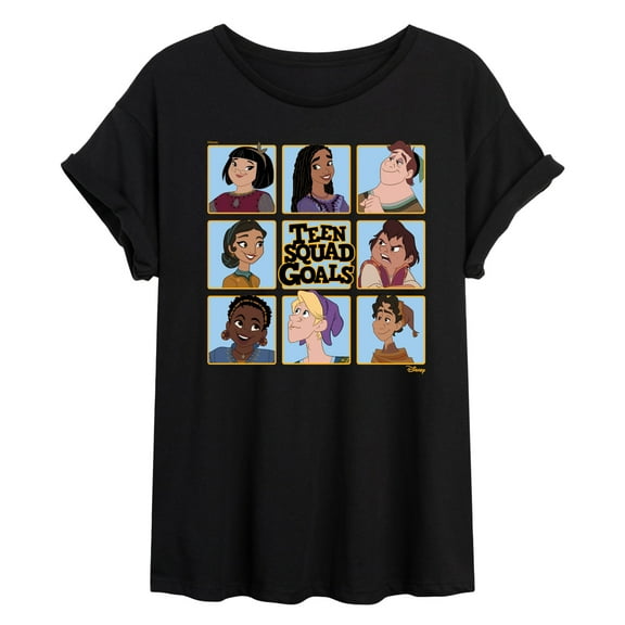 Disney Wish - Teen Squad Goals Grid - Juniors Ideal Flowy Muscle T-Shirt