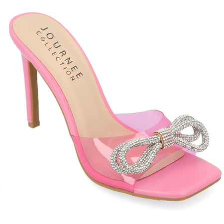 

Journee Collection Womens Fenella Tru Comfort Foam High Heel Open Toe Pumps