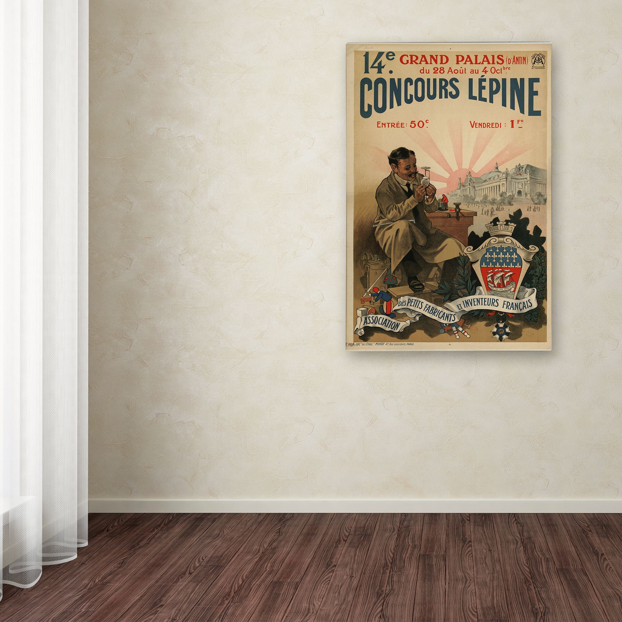 Trademark Fine Art 'Concours Lepine 1910' Canvas Art by Vintage Apple Collection