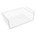 thumbnail image 1 of Estantes colgantes de alambre para gabinete: organizador de almacenamiento para debajo del estante que ahorra espacio (15"), 1 of 8