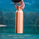 thumbnail image 4 of Botella de agua Kosdeg Copper de 1 litro/34 oz hecha a mano a prueba de fugas, 4 of 9