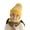 Yellow, variant on 3 in 1 Winter Knitted Beanie Hat Mouth Neck Warmer Set for Girls Boys Kids, Warm Fleece Lined Ski Caps with Pompom