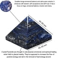 thumbnail image 2 of Sodalite Crystal Pyramid 2" Inch, 2 of 5