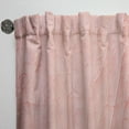 thumbnail image 3 of Designart 'Living Botanical Coral Pink' Mid-Century Modern Curtain Panel, 3 of 5