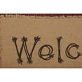 thumbnail image 6 of VHC Brands Landon Fall Holiday Throw Pillow, Welcome Patch, 6 of 7