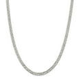 thumbnail image 1 of Solid 925 Sterling Silver 5.5mm Rambo Chain Necklace - with Secure Lobster Lock Clasp 18", 1 of 6