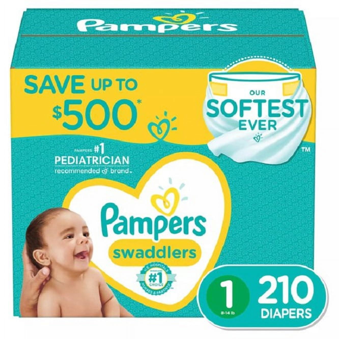Walmart pampers hotsell swaddlers size 2